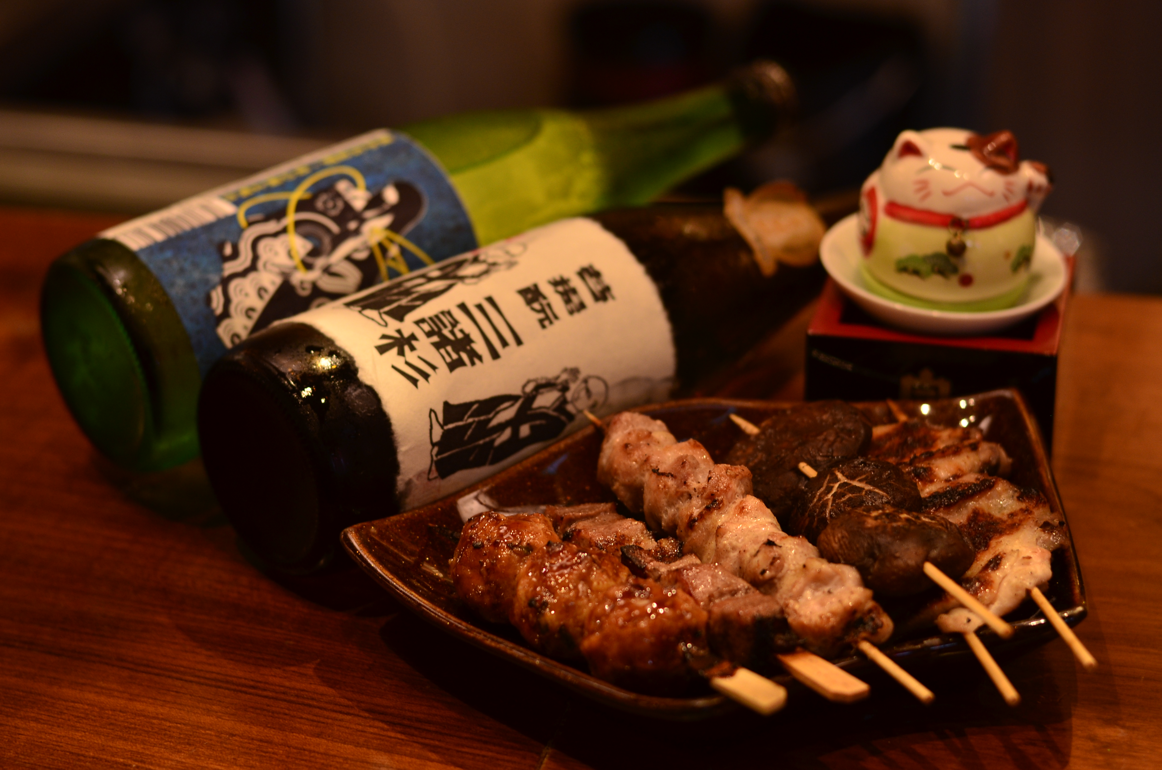 sake food pairing labels japanese 